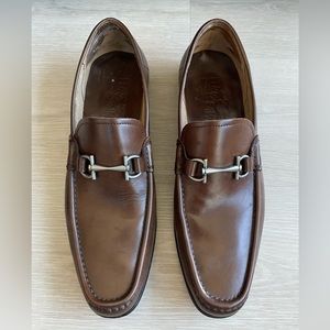 Salvatore Ferragamo Loafer with Gancini Ornament, Size 9. Great Condition